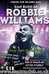 Robbie Williams Tribute Gloucestershire - Dan Budd Poster - 29th November