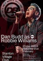 Robbie Williams Tribute Gloucestershire - Dan Budd Poster - 20th & 21st February 2026