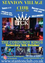 Rock Band Gloucestershire - The Corduroy Kings Poster