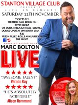 marc bolton live poster