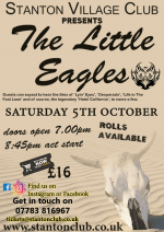 Eagles Tribute Worcestershire - The Little Eagles Poster - 5th October